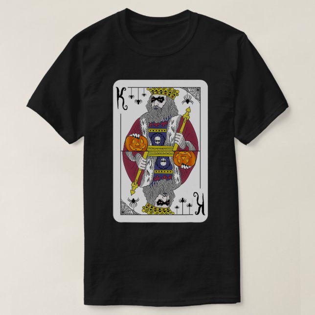 Camiseta Corazón de Reina de Halloween Costume coincidente  (Diseño del anverso)