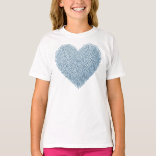 Camiseta Corazón de salpicadura suave   Bebé Sprinkle