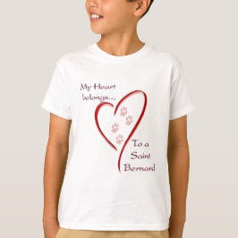 Camiseta Corazón de San Bernardo Pertenece