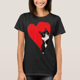 Camiseta Corazón de San Valentín para gatitos y animales