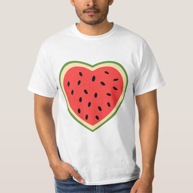 Camiseta Corazón de sandía (Anverso)