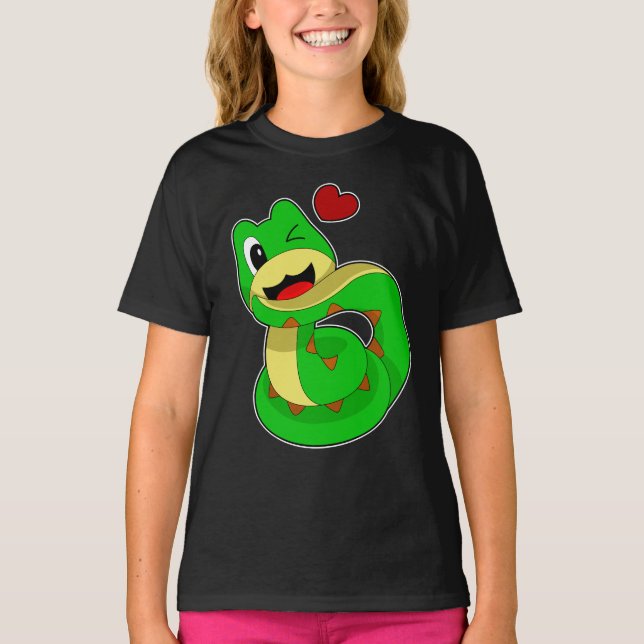 Camiseta Corazón de serpiente (Anverso)