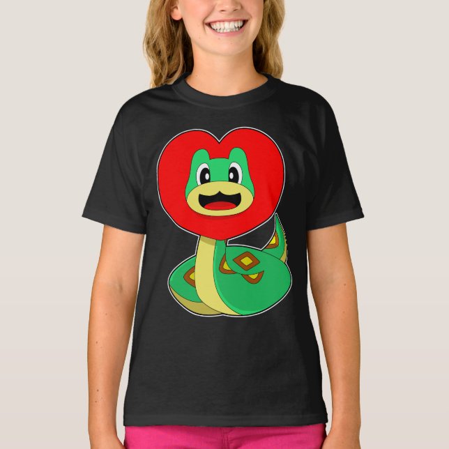 Camiseta Corazón de serpiente (Anverso)