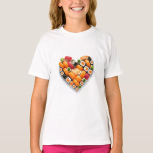 Camiseta Corazón de sushi