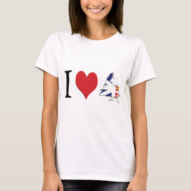 Camiseta Corazón de Terranova (Anverso)