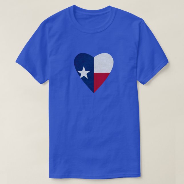 Camiseta Corazón de Texas (Diseño del anverso)