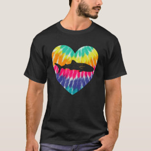 Camiseta Corazón De Tiburón De Ballena Con Tintada De Colas