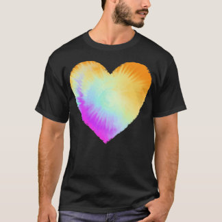Camiseta corazón de tintineo de corbata 1