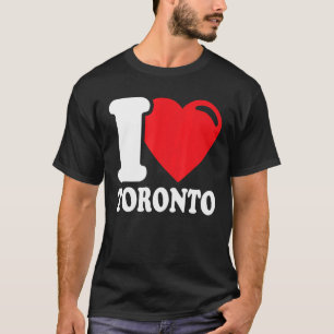 Camiseta Corazón de Toronto, bella ciudad canadiense que am