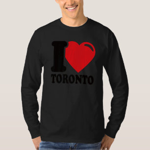 Camiseta Corazón de Toronto, bella ciudad canadiense que am