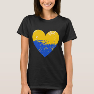 Camiseta Corazón de Ucrania Amante Ucraniano Apoyo