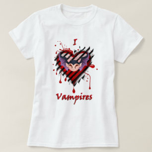 Camiseta Corazón de vampiros