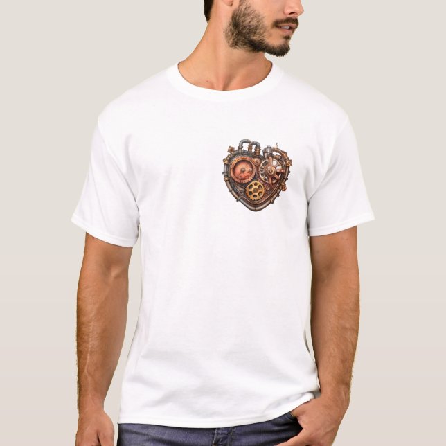 Camiseta Corazón De Vapor (Anverso)