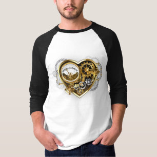 Camiseta Corazón de vapor con un manómetro