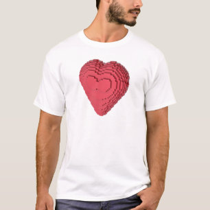 Camiseta Corazón de Voxel
