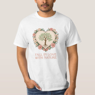 Camiseta Corazón del amor de la naturaleza