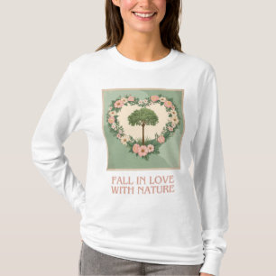 Camiseta Corazón del amor de la naturaleza