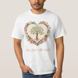 Camiseta Corazón del amor de la naturaleza