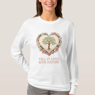 Camiseta Corazón del amor de la naturaleza