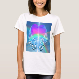 Camiseta Corazón del arco iris