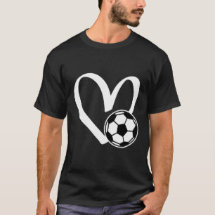 Camiseta Corazón del balón de fútbol