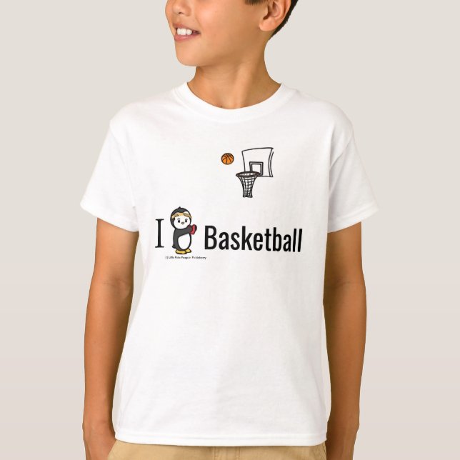 Camiseta ¡Corazón del baloncesto! (Anverso)