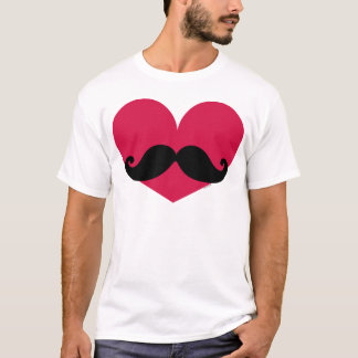 Camiseta Corazón del bigote