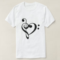 Corazón del Clef bajo y del Clef agudo
