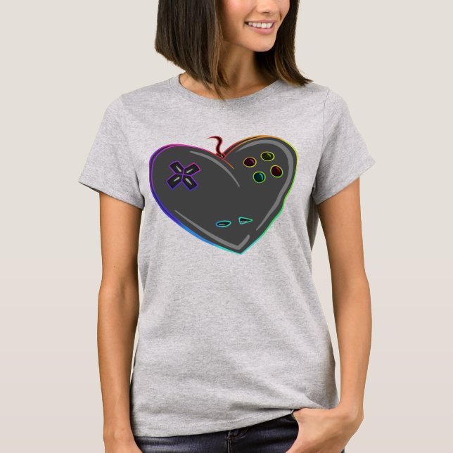 Camiseta Corazón del controlador (Anverso)