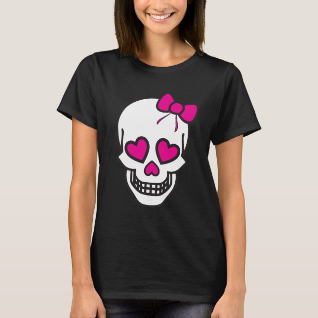 Camiseta Corazón del cráneo (Anverso)