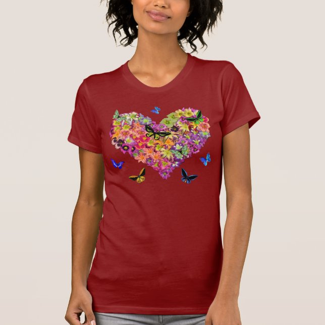 Camiseta Corazón del Daylily (Anverso)