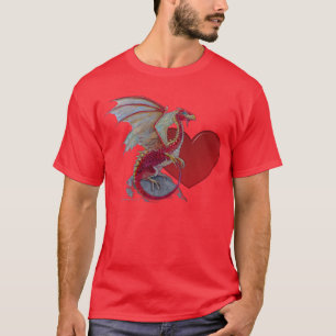 Camiseta - corazón del dragón del escarlata