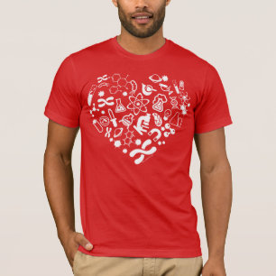 Camiseta Corazón del espacio y de la ciencia