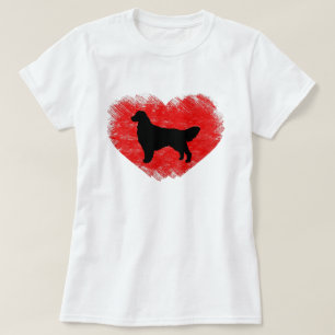 Camiseta Corazón del golden retriever