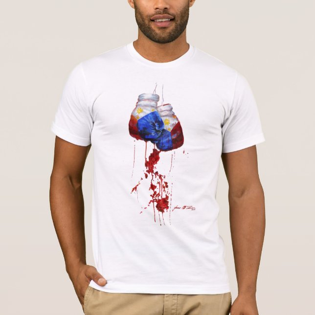 Camiseta Corazón del guerrero filipino (Anverso)