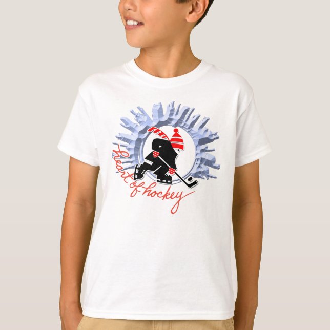 Camiseta Corazón del hockey (Anverso)