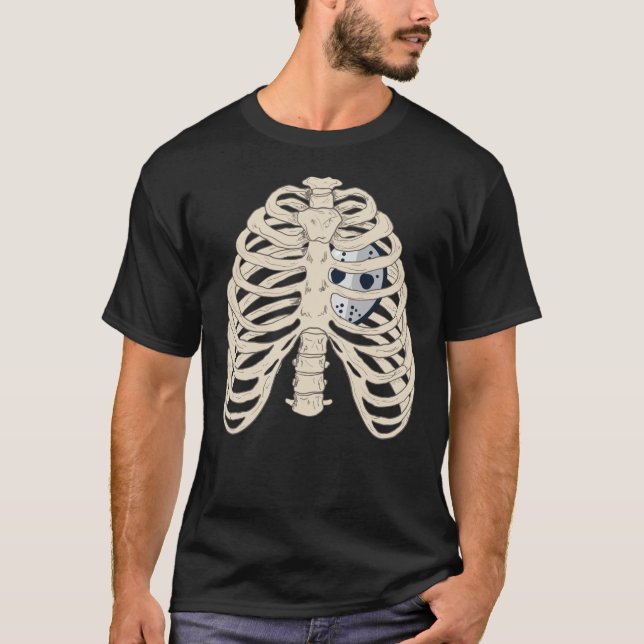 Camiseta Corazón del hockey (Anverso)