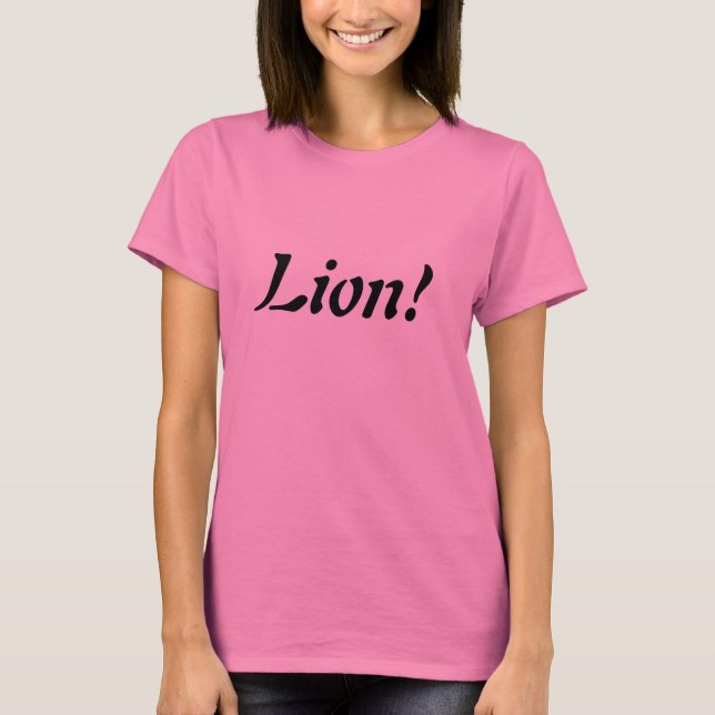 Camiseta Corazón del león (Anverso)