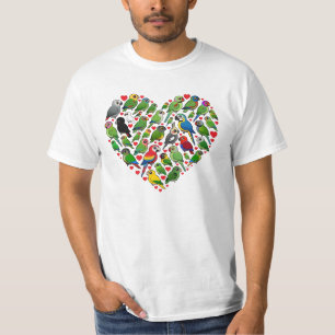 Camiseta Corazón del loro