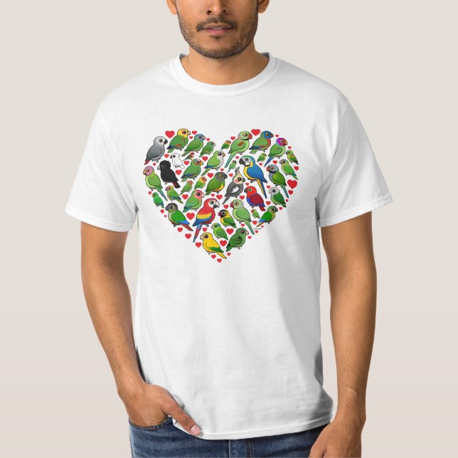 Camiseta Corazón del loro (Anverso)
