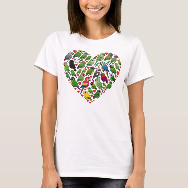 Camiseta Corazón del loro (Anverso)