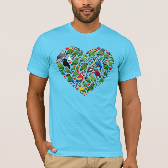 Camiseta Corazón del loro (Anverso)