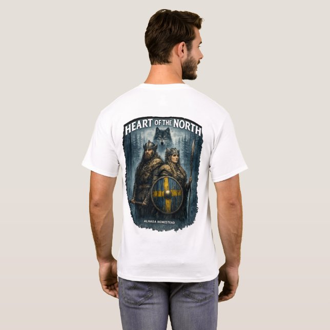 Camiseta Corazón del Norte (Reverso completo)