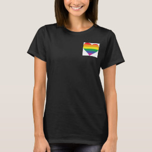Camiseta Corazón del Orgullo Gay