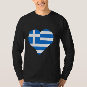 Camiseta Corazón del Orgullo Griego Helena Raíces Griegas G