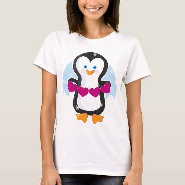Camiseta Corazón del pingüino (Anverso)