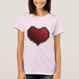 Camiseta Corazón del pixel