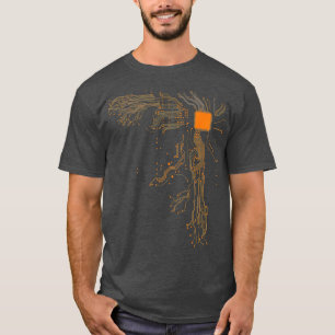 Camiseta Corazón del procesador de núcleo de la computadora