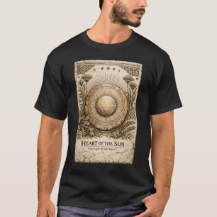 Camiseta Corazón del Sol Disco Solar África Antigua