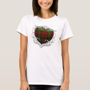 Camiseta Corazón del tartán de Kerr
